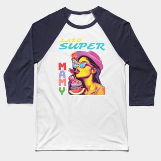 Summer Super Mom PL Baseball T-Shirt